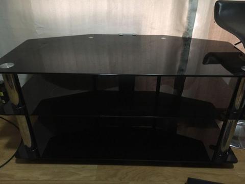 3 Tier Glass Floor TV Stand. Great Pre-Owned Condition