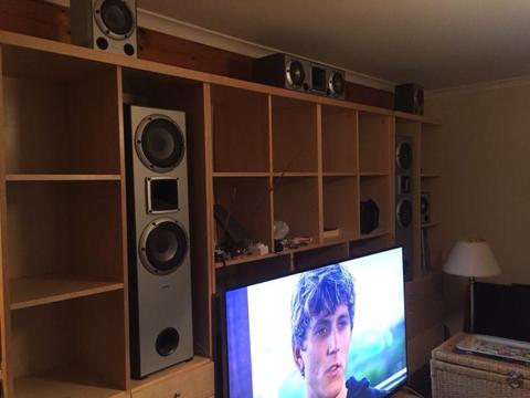 Tv unit with Sony surround sound system included