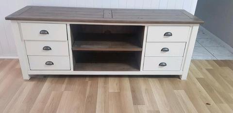 Tv cabinet, coffee and lamp table