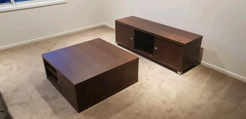 Tv unit and coffee table
