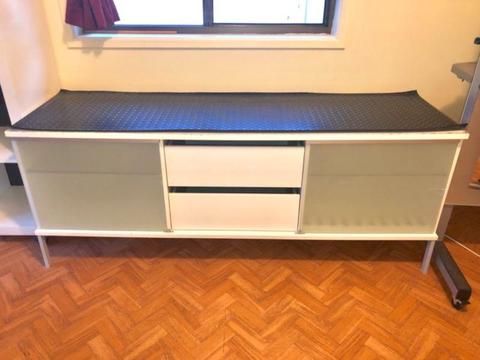 Tv unit - low draw with HEAPS of storage space!