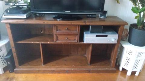 Timber TV Unit Cabinet