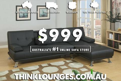 BRAND NEW HIGH QUALITY LOUNGE + SOFAS + CHAISE FREE DELIVERY