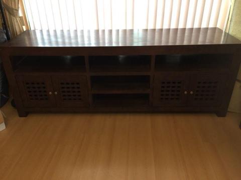 Entertainment unit, coffee table and side table