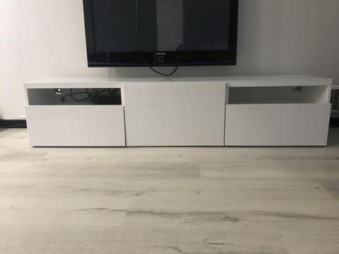 Tv cabinet white