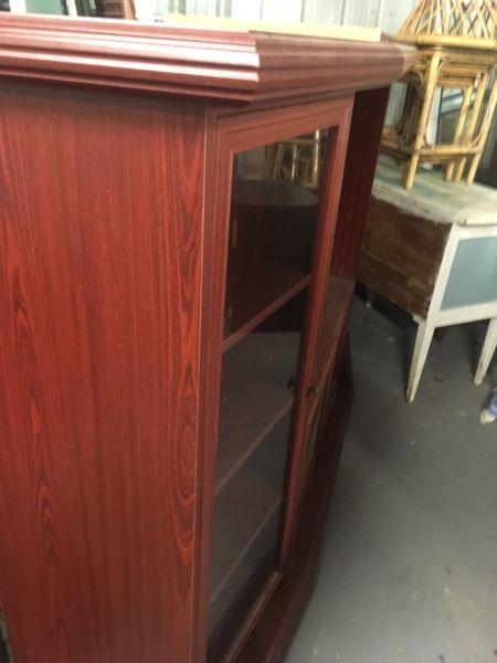 Tv entertainment unit and glass display cabinet