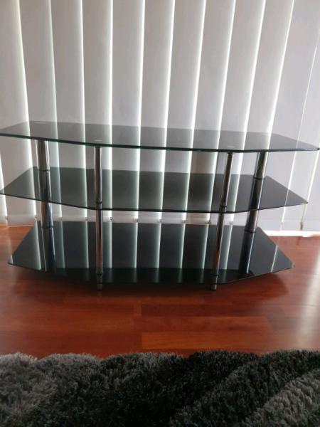 Black tv unit