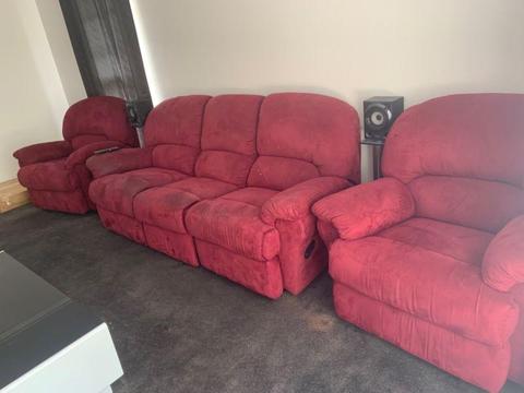 5 steater couch setup