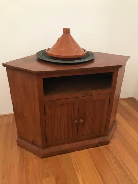 Television Corner Unit Balinese style Wooden