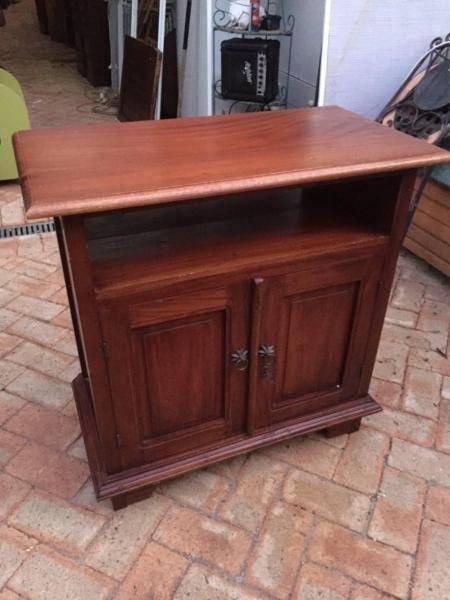 Small Solid Timber TV Cabinet