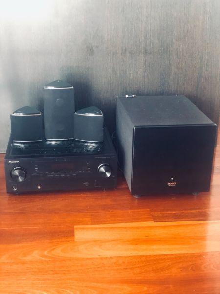 TV / sorround sound system and cabinet