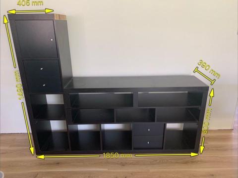 Black IKEA TV Unit