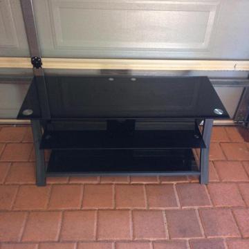 Black Glass tv unit