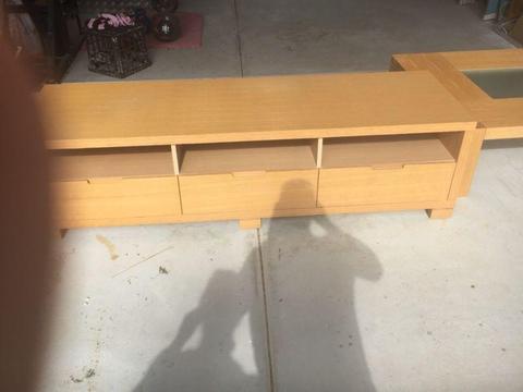TV unit and matching coffee table