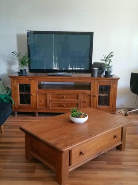 Entertainment unit and coffee table