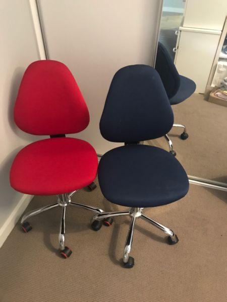 Red & Blue student/ office/study Swivel chair