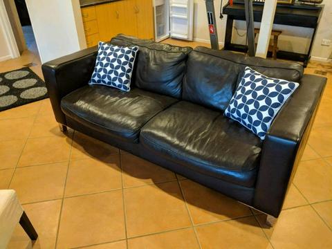 3/2/1 Seater leather lounge set