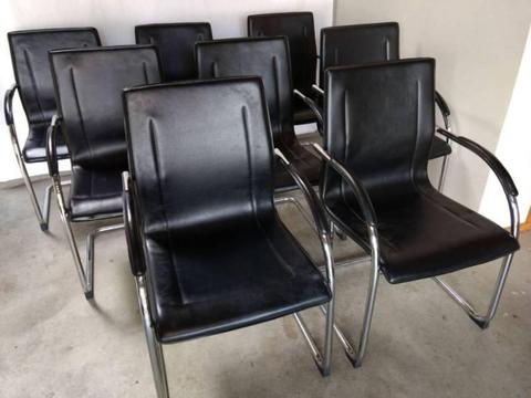 Chairs - 8 x Ergonomic wait room chairs - $350 the lot or each