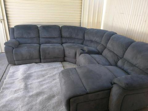Grey modular lounge