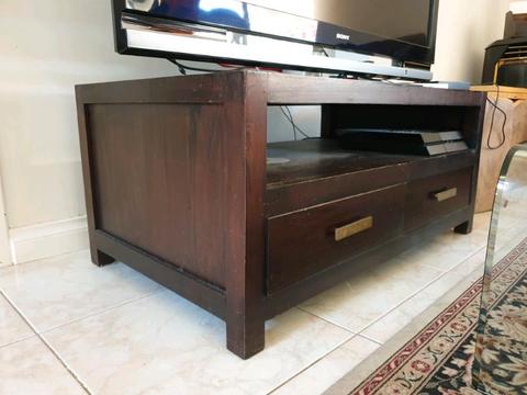 Timber Tv stand drawer