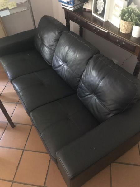 FREE 3 seater LEATHER sofa