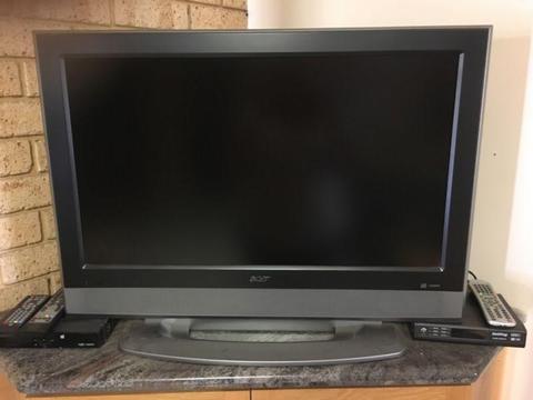 ACER TV and set top box