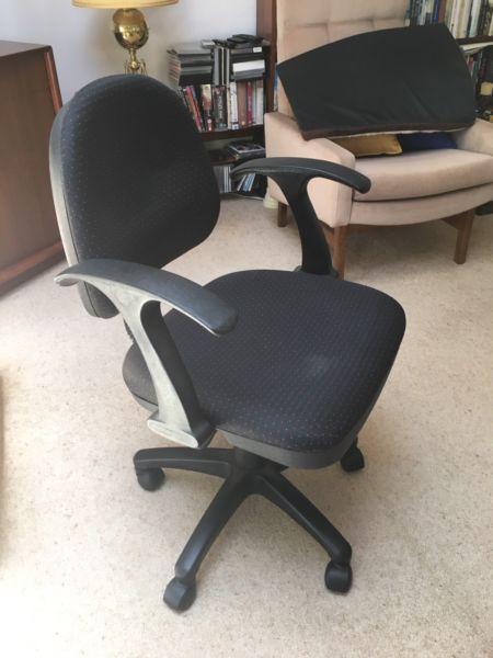 Office chair - adjustable, swivel, on wheels