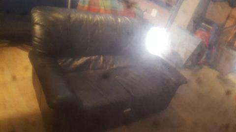 X2 leather 2seater couches