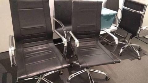 10 x High Back Office/ Boardroom Chairs