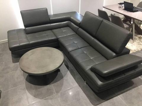 Nick Scali Leather Couch
