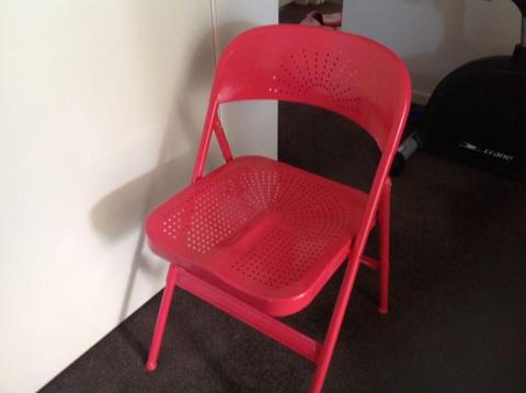 Red ikea chair