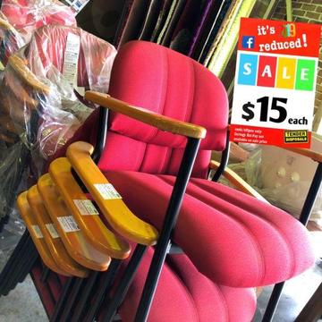 Stacking chairs only $15 each