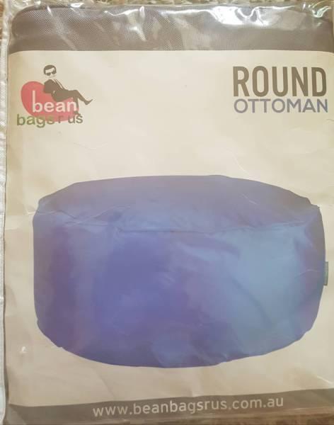 Round ottoman bean bag