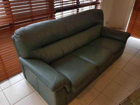 Leather lounge & recliner