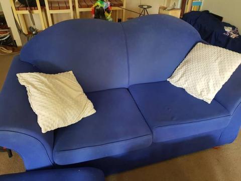Sofa 2 seater ottoman $ 220