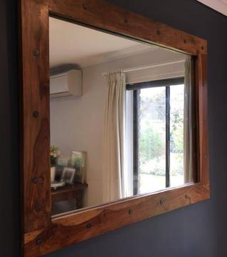 Hardwood Wooden Timber Mirror
