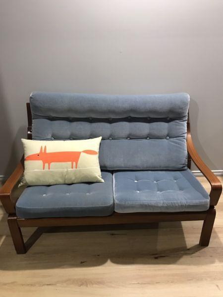 SOLD PP vintage midcentury two seater Tessa T6 sofa lounge