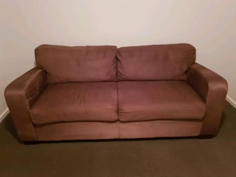 3 Seater Suede Couch