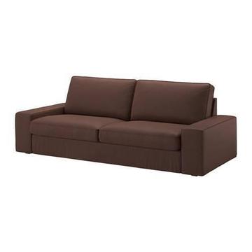 IKEA KIVIK Couch Cover 3 seater three-seat sofa Borred dark brown