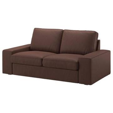 IKEA KIVIK replacement Couch Cover 2 two-seat sofa Borred brown