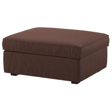 IKEA KIVIK Footstool Ottoman stool (Cover Only) Boledo Dark Brown