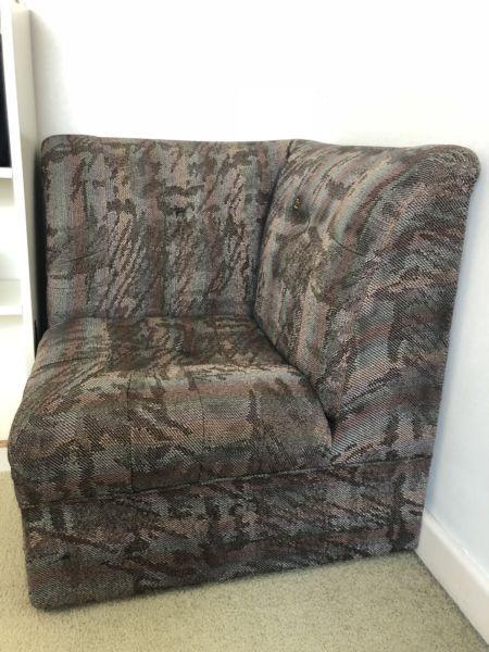 Single seat corner couch
