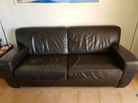 Leather lounge for sale