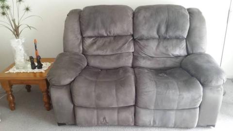 Two seater recliner lounge