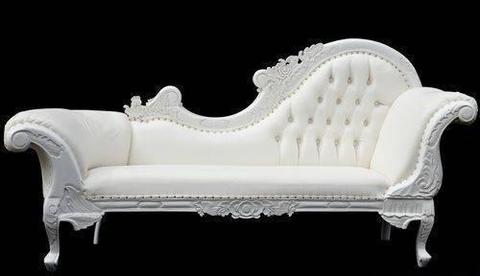French provincial chaise lounge