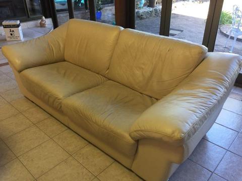 Leather Couch 3 seater