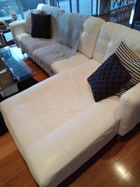 White 4-Seater Couch