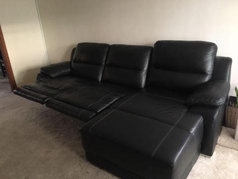 Electric leather couch sofa