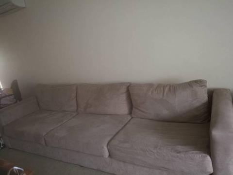 Comfortable leather sofa