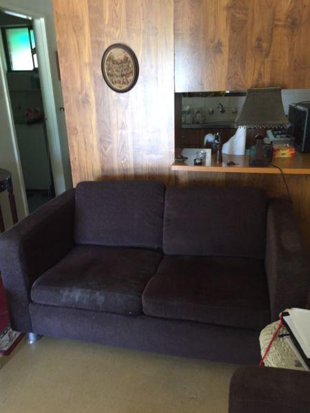 FREE 2 x 2 seater couches, OK Cond. some marks